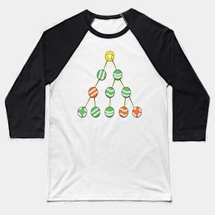 Programmer Christmas Tree - Funny Programming Jokes - Light Color Baseball T-Shirt